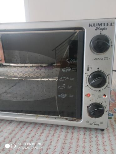 işlenmiş sobalar: Duxovka Kumtel, Elektrik, rəng - Boz, Quraşdırılan, İşlənmiş