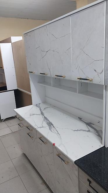 Кухонные гарнитуры: Кухонный гарнитур прямой, современный - Компоновка: нижний ряд тумб с — 8