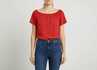 t shirty outline: Women's blouse, size S
