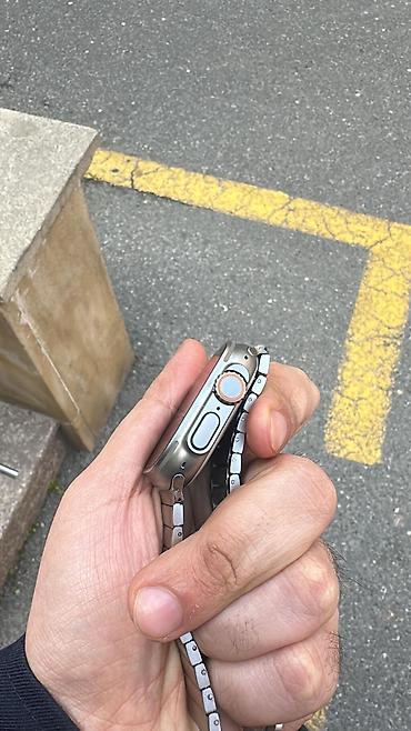 Digər: Unvan razin Apple whatch ultura 2 titanyum yaddaş 64 GB Pil 95 % ideal — 5