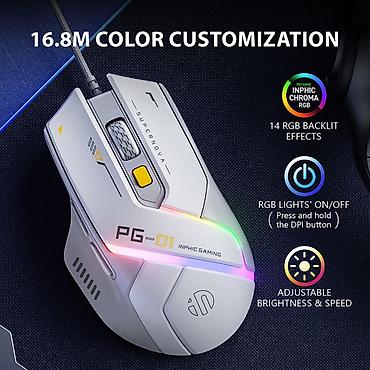 fire: НОВАЯ игровая проводная мышь Inphic PG-01 Supernova - Сенсор игрового — 1
