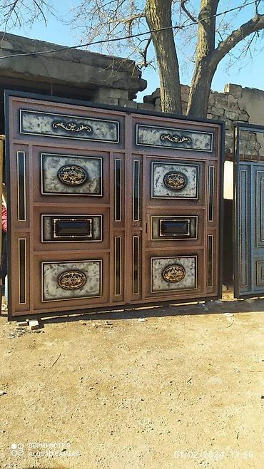 Дворовые ворота: 650manatdan bawlayan qiymetlerle istenilen olcude sifariw qebul olunur — 2