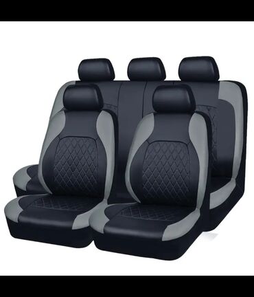Чехлы и накидки на сиденья: Чехлы Экокожа, цвет - Черный, Universal Seat cover, Новый, Самовывоз