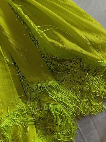 Haljine: Neon zelena haljina košulja-kroja sa resama – River Island m do l moze — 12