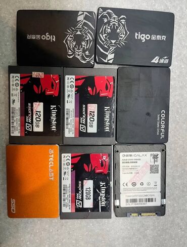 Жесткие диски, переносные винчестеры: Накопитель, Kingston, SSD, 128 ГБ