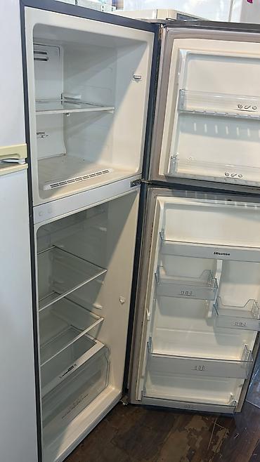 pol yuyan: Hisense iki qapılı soyuducu - Rəng: inox (paslanmaz polad görünüşlü) — 2