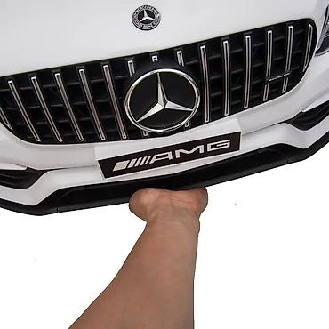 Dečiji električni automobili: Mercedes GLC 63S AMG – beli, auto na akumulator za decu — 18
