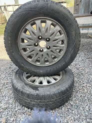 диска на хонда одиссей: Дөңгөлөктөр монтажда 205 / 70 / R 15, Кыш, Жуп, Темир, тешиктери - 4