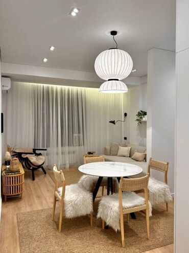 квартира токмок сниму: 2 комнаты, 54 м², Элитка, 10 этаж, Дизайнерский ремонт
