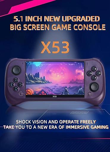 конвертер: X53 5,1-дюймовая IPS HD-консоль, портативная игровая консоль — 2