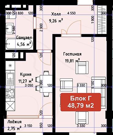 Новостройки от застройщика: 1 комната, 49 м² — 2