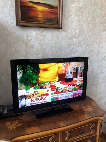 lg televizorlar qiymeti: İşlənmiş Televizor LG LCD 32" HD (1366x768), Ünvandan götürmə