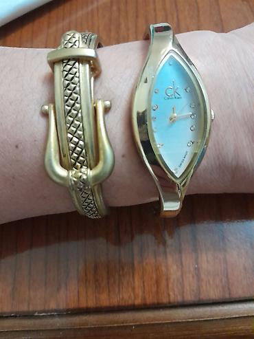 versace saat 2. el: Qadın aksesuarları dəsti - Kulonlar: - Dairəvi metal kulon – — 3