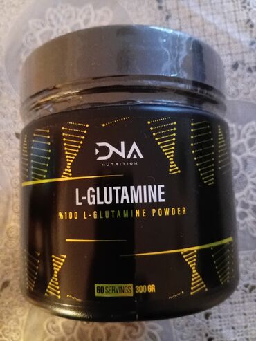 Nərdlər: DNA Nutrition L-Glutamine tozu Xüsusiyyətlər: - 100% L-Glutamine
