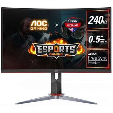 монитор комп: Монитор, AOC, Б/у, LED, 27" - 28"