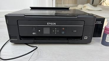 Принтерлер: МФУ Epson L456 с системой непрерывной подачи чернил. Устройство — 1