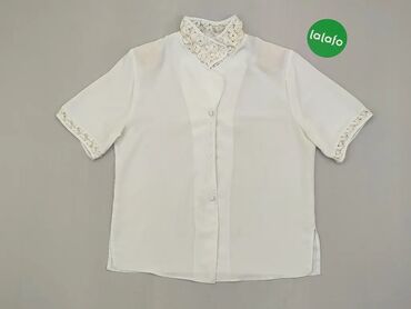 Koszule i bluzki: Bluzka, XL (EU 42), stan - Dobry, wzór - Jednolity kolor, kolor - Biały