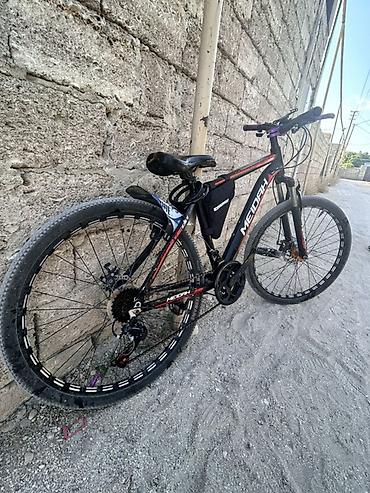 mini disk: Meidah E300 dağ velosipedi - Göz oxşayan qara-qırmızı dizaynlı — 7