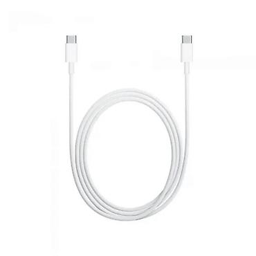 Kablovi za telefone: USB-C na USB-C kabl – beli - Tip konektora: USB-C (muško) na USB-C — 3