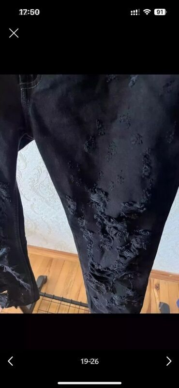 CD, DVD disklər və kassetlər: Zara, yırtıq detallı cins şalvar Dizlərdə və digər yerlərdə yırtıqlar — 5