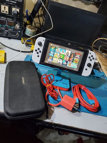 пассивное сетевое оборудование vinga: Nintendo switch чипованная (прошитая) 32+256гб записано 36 игр при