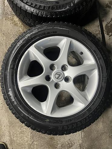 Унаа: Комплект из 4 колес в сборе: легкосплавные диски Lexus + зимние шины — 1