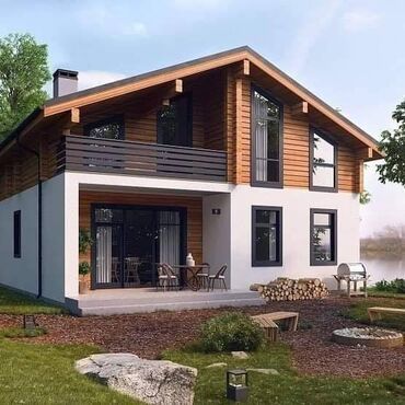 Tikinti işləri: Evlərin tikilməsi.Bakıda həyət bina evlərinin təmiti və tikilməsi — 10