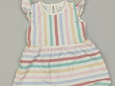 biala sukienka niemowlęca: Sukienka, H&M, 3-6 m, stan - Dobry