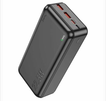 Наушники: J101B Astute, портативный аккумулятор, 30000mAh, один Type-C и один