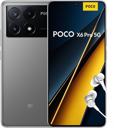 зарядные устройства для телефонов 6 8 а: Poco X6 Pro 5G, Б/у, 256 ГБ, цвет - Черный, 2 SIM