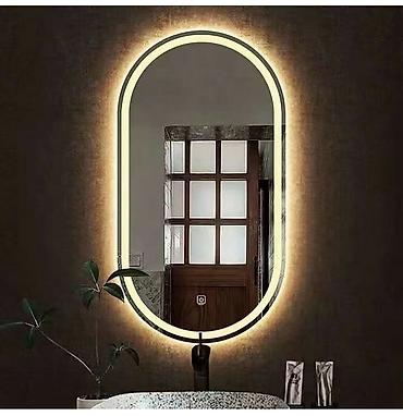душ кабины: Led işıqlı güzgülər sifarişlə hazırlanır vitraj işləri qəbul olunur — 7