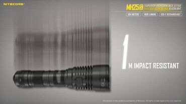 odelo za lov: Baterijska lampa NITECORE MH25S 1.800lm Baterijska lampa MH25S