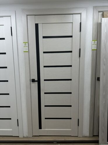 двери с двух сторон из бельгии: Жабык ички эшик, Хай-тек стилинде, түсү - Боз