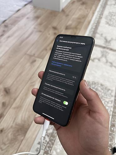 redmi x4: IPhone Xs Max, Б/у, 64 ГБ, Золотой, Чехол, 76 % — 8