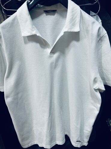 cins pencekler: Polo köynək, Massimo Dutti, L (EU 40), rəng - Ağ