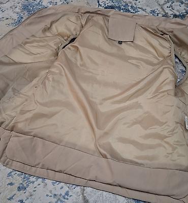 soft shell: Стёганый мужской жилет без рукавов, бежевый. - Размер: M (указан на — 5