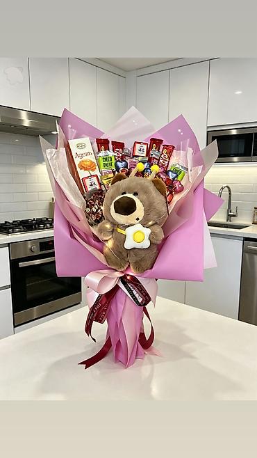 Подарки и сувениры: В наличии!!!Шоколадный букет с мишкой 🔥первые три фото!!🧸 Цена по — 1