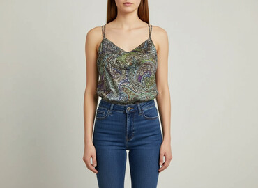 bluzki duże rozmiary allegro: Women`s top, size L