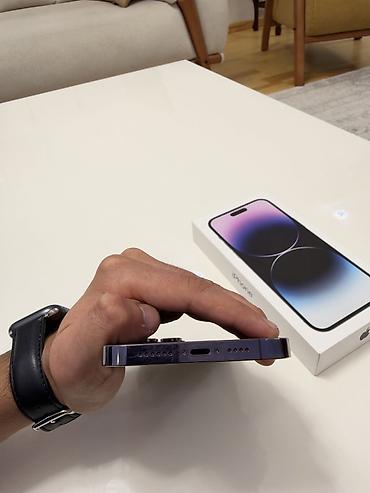 14 pro maxs: IPhone 14 Pro Max, 256 GB, Deep Purple, Face ID, Simsiz şarj — 1