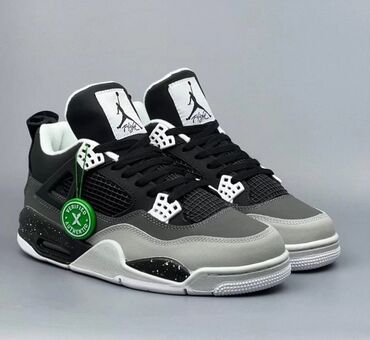 jordan 4: Кроссовки Nike air Jordan 4 Black Oreo Размеры 41-45✅ Качество Lux💣