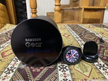 saatlar elektron: İşlənmiş, Smart saat, Samsung, Suya davamlı, rəng - Qara