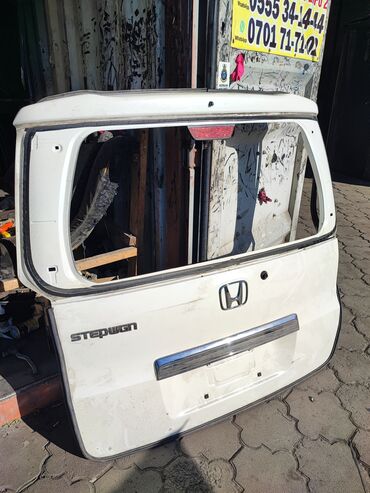 стекло степ: Крышка багажника Honda 2012 г., Б/у, цвет - Белый,Оригинал