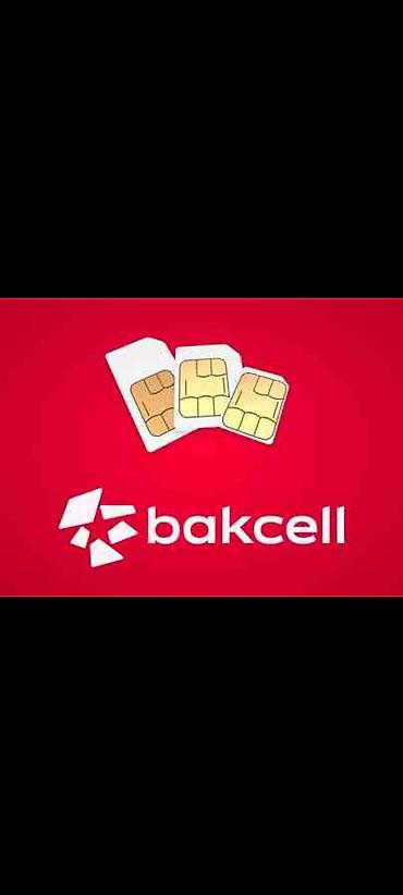 Bakcell nömrə/sim kart - Operator: Bakcell - Format: Standart SIM