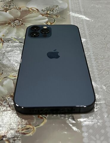 Apple iPhone: IPhone 12 Pro, 128 GB, Pacific Blue, Barmaq izi, Face ID