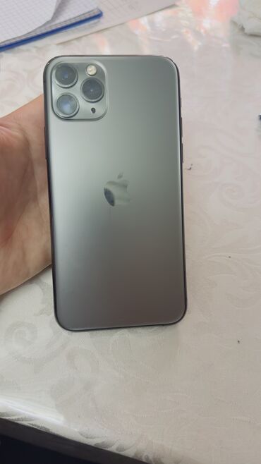 старый компьютер продать: IPhone 11 Pro, Колдонулган, 256 ГБ, Black Titanium, Заряддоочу түзүлүш, Коргоочу айнек, Каптама, 85 %