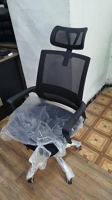 ofis mebelləri: Yeni, Təkərli, Qolları tənzimlənmir, Parça — 1