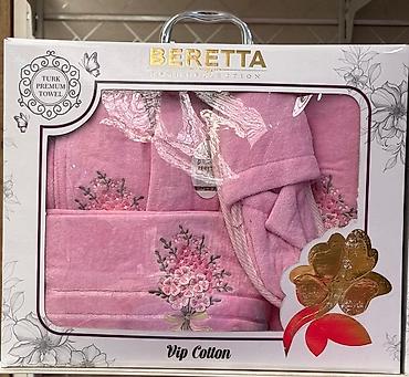 tekstil baku: 🇦🇿Beretta Premium Hamam Xalatı Dəsti (Vip Cotton) 🛍️ Qiymət: 79 ₼ yox — 7