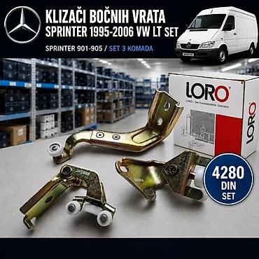 Bočna vrata: KLIZAC BOCNIH VRATA SPRINTER -06 VW LT GORNJI SREDNJI DONJI | — 5