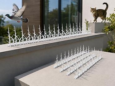 Дом и сад: Quş və pişik qovan iynə (6pcs) BIRD SPIKES – Quş və Heyvan Qoruyucu — 1