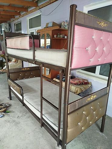 matras demiri: İkimərtəbəli dəmir çarpayı satılır. Model həm bunk bed kimi, həm də — 3